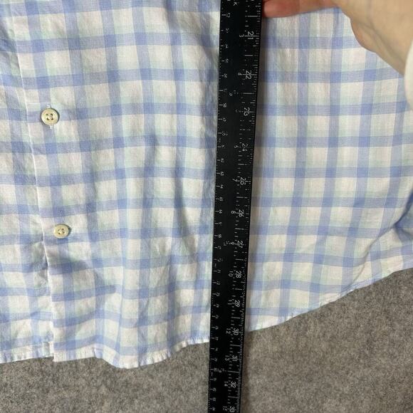 Peter Millar Finley Summer Soft Cotton Shirt Mens XL Gingham Plaid Button Down - Picture 4 of 9
